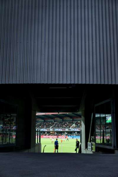 Charakteristisches Stadion der architektonischen Extraklasse, Ansvej 108, 8600 Silkeborg